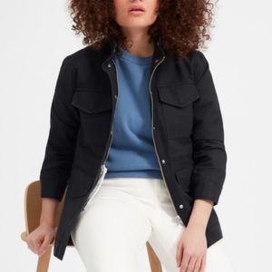 Everlane Modern Utility Button Up Jacket Black Large